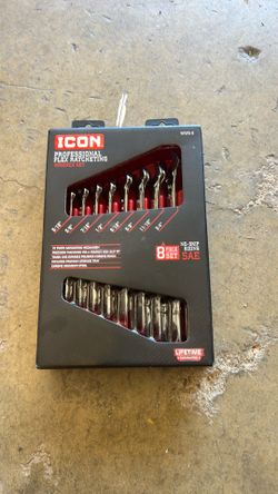 SAE icon professional flex ratcheting wrench set
