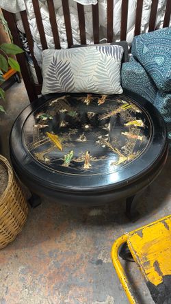 Asian round cofee table