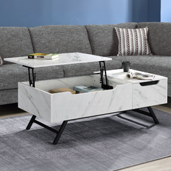 White Coffee Table w/ Lift Top