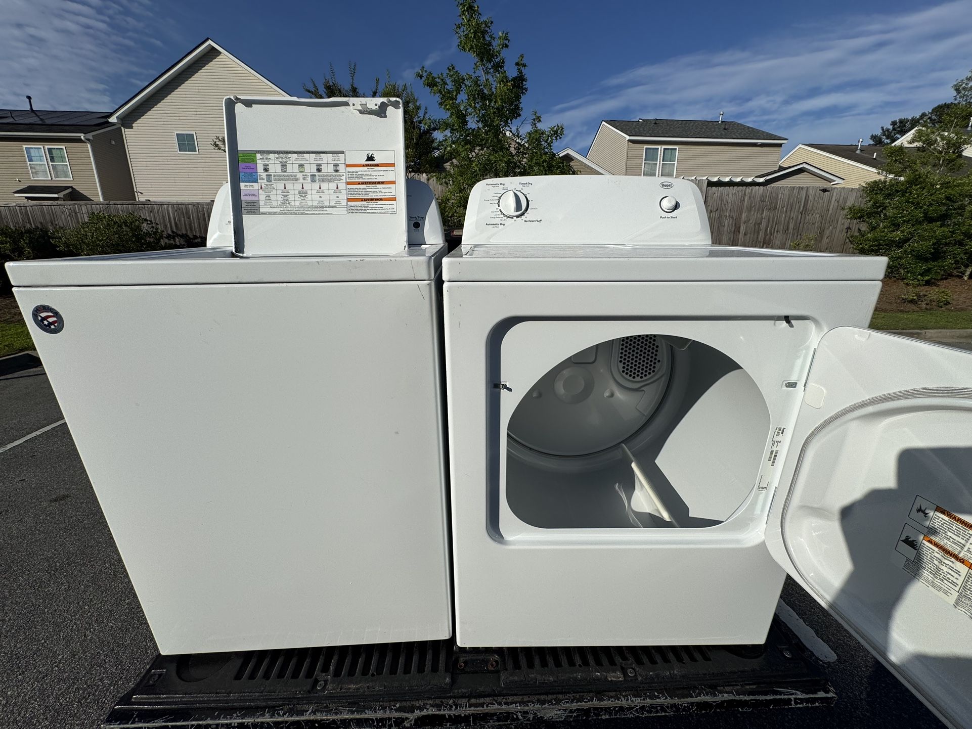 Roper Washer And Dryer Set