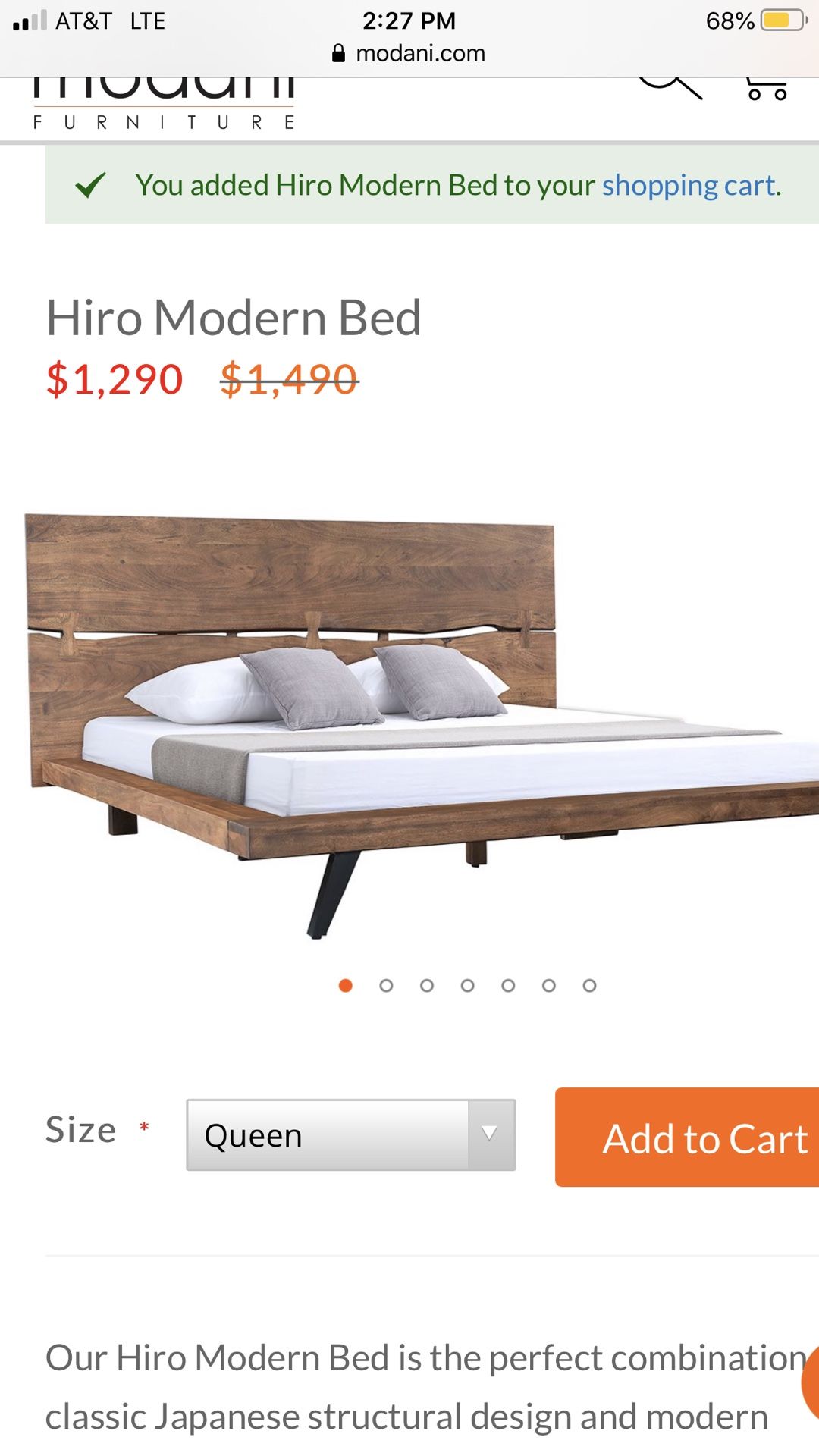 Queen bed frame mattress included