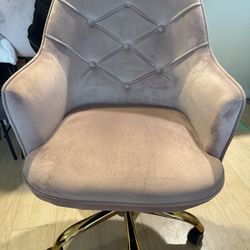 Pink Swivel Office Chair