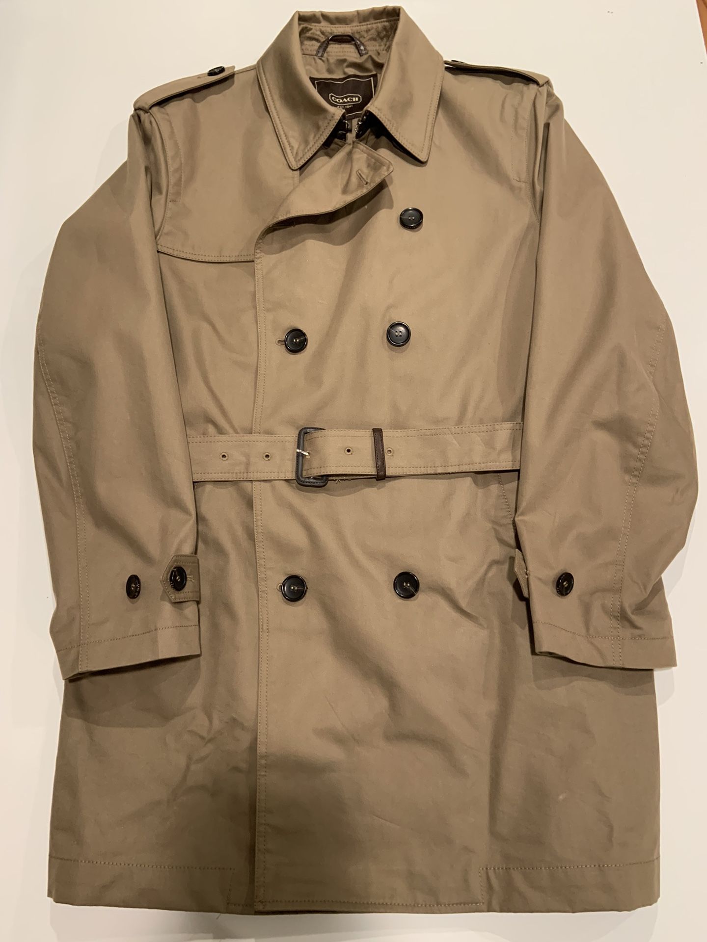 Vintage Coach Trench Coat Men’s Size XL