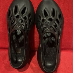 Men's Black Non-Slip Comfortable Out Stitched Outdoor Sandals, Beach Shoes, Summer