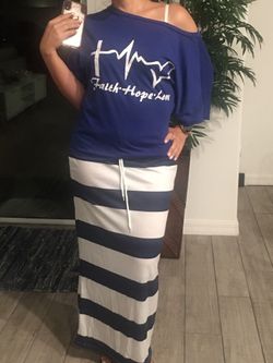 COTTON WOMEN’S SKIRT AND TOP-small