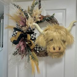 Country Cow Wreath 