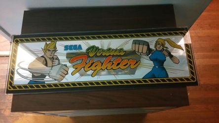 Sega Virtua Fighter marque glass
