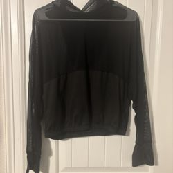 Black Mesh Sweater