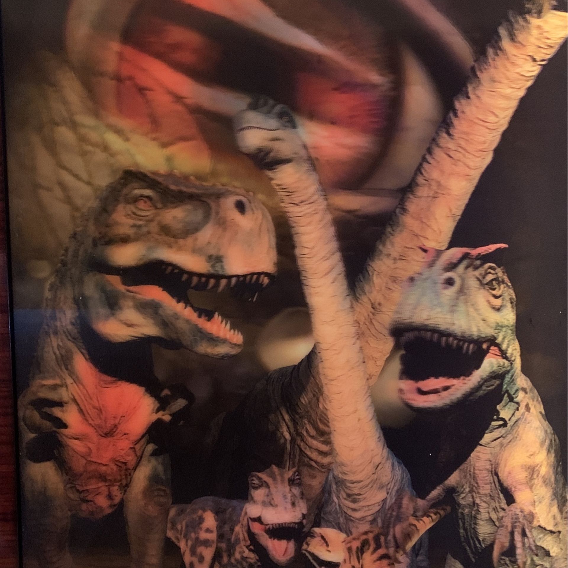 Professionally Framed Walking With Dinosaurs Poster