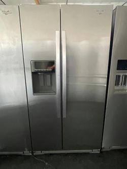 Whirlpool Side by Side Refrigerator Stainless Steel