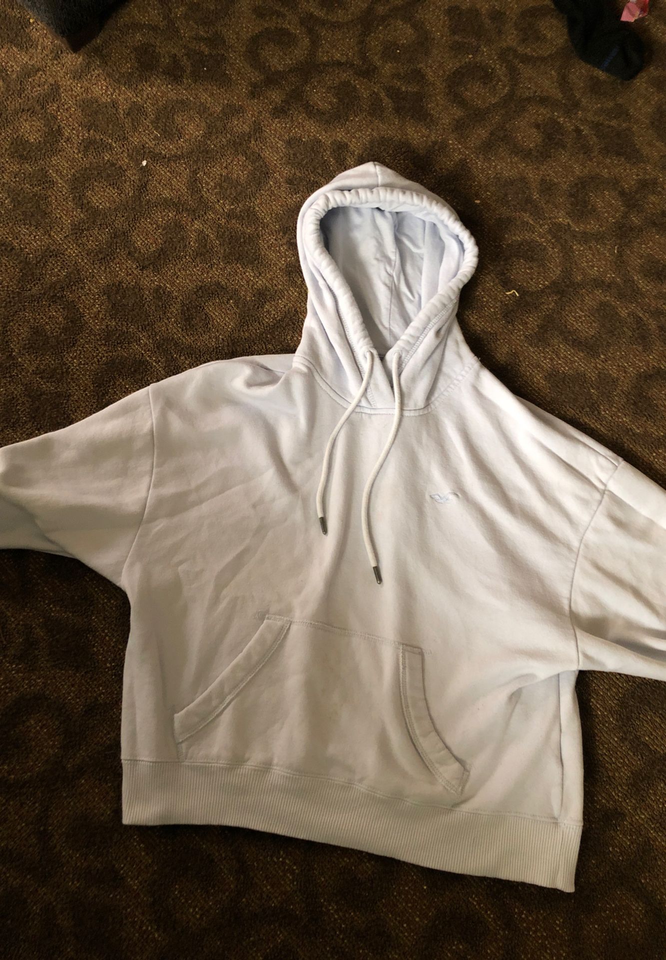 Baby blue Hollister hoodie