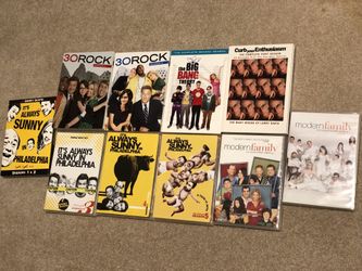 10 collections of TV comedy shows DVDs