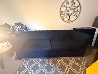 Blue couch