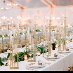 Brand New 4 Pcs Of  7 Arms Floor/Table Candelabra Wedding Centerpieces
