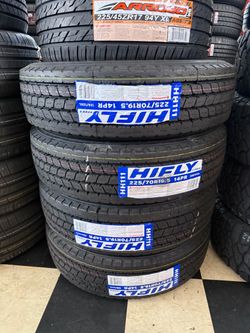 Hifly HH111 225/70R19.5 14PR Tires – Set of 4