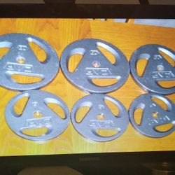 Cap Barbell Weights Plates Excellent Condition