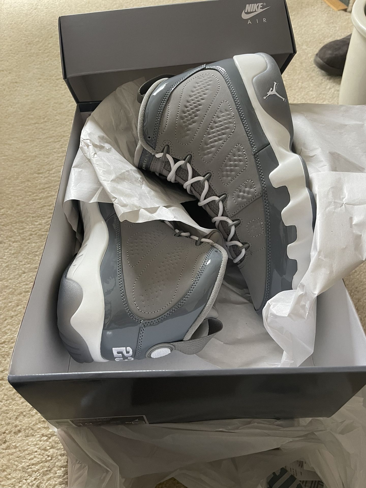 Jordan Retro 9 Cool Grey ( 13)