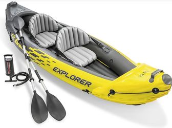Intex Exploerer K2 with 2 vests