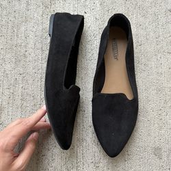Seychelles Flats Black Mules Loafers Womens Slip On Shoes size 8
