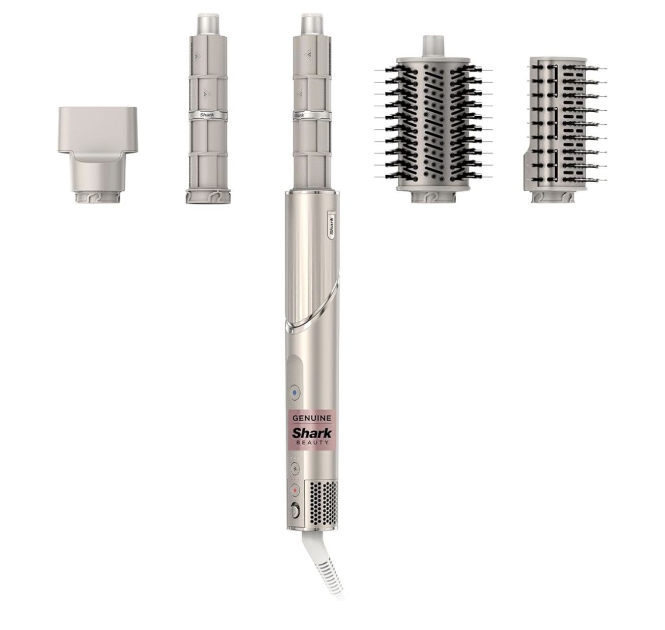 Shark HD430REF FlexStyle Air Styling & Drying System, Powerful Hair Dryer Brush & Multi-Styler with Auto-Wrap Curlers, Paddle Brush, Ova