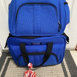 2 Delsey Luggage 1 Rolling & 1 Carry On