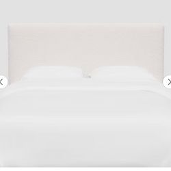Queen Boucle Headboard (bed Frame Available If Needed)
