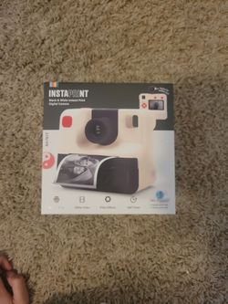 Insta Print Black and white ink camera