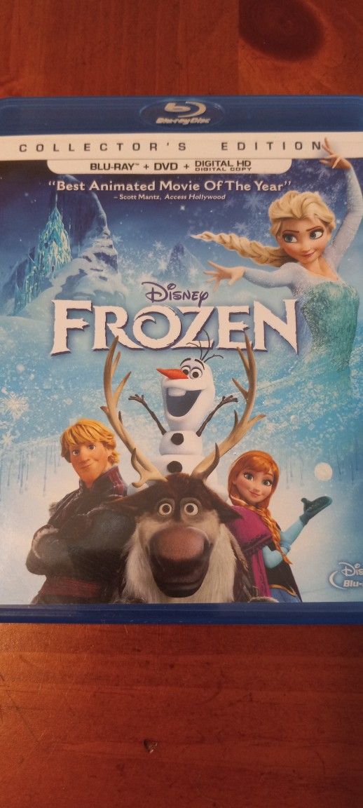 DISNEY FROZEN BLU-RAY & DVD DOUBLE PACK $5- IT'S AVAILABLE.