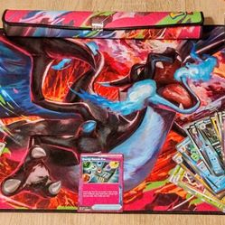 POKÉMON Mega Charizard X Battle Kit - 2x Playmats & 35+ Cards
