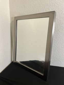 Metal frame mirror 22" x 18"