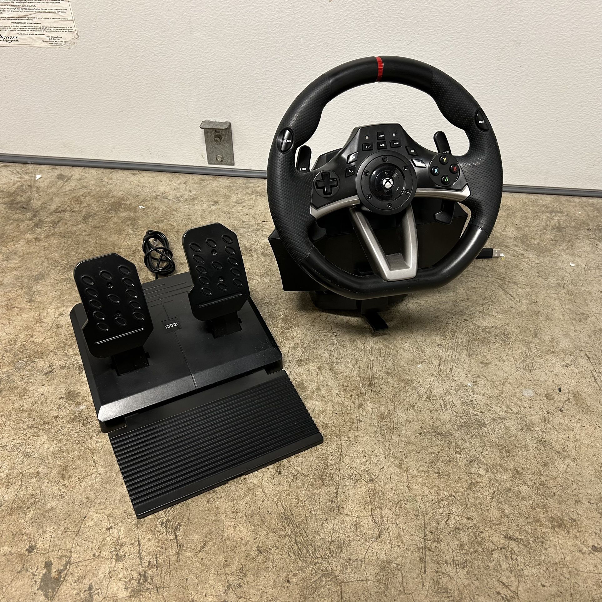 Hori Apex Overdrive Racing Simulator Steering Wheel For Xbox