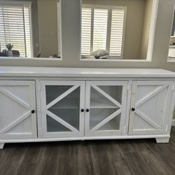 White Tv Stand 