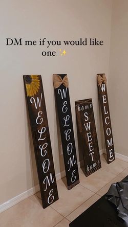 Porch signs