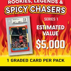 BREAK KING "ROOKIES, LEGENDS & SPICY CHASERS!" SERIES 1