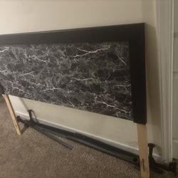 Queen Size bed frame And mirror 