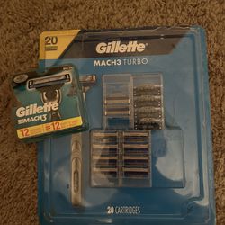 24 Gillette Mach3 razor heads 