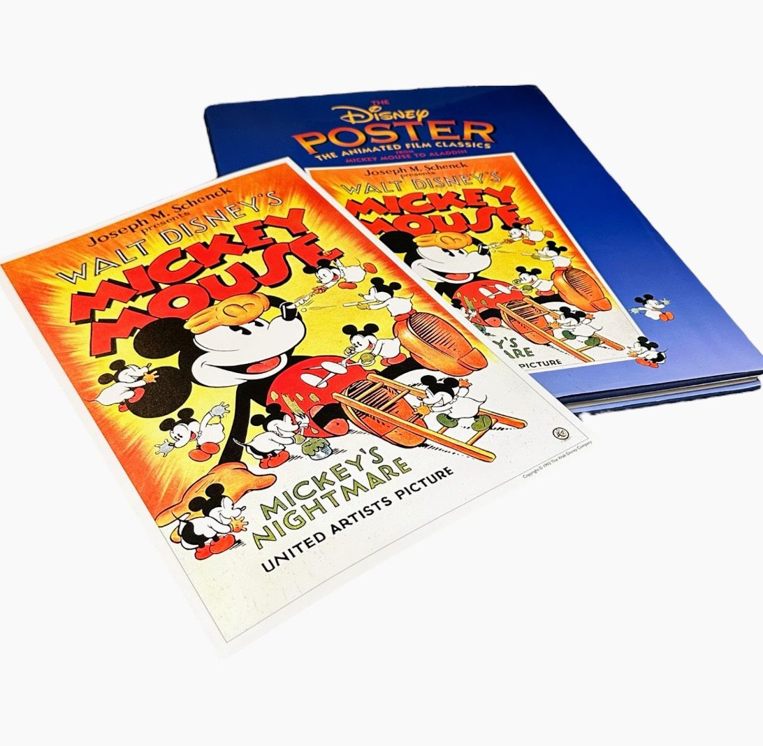 The Disney poster Book - The Animated Film Classics - Vintage Collectible