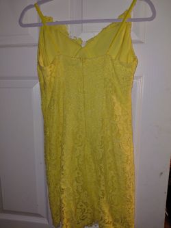 Yellow dress