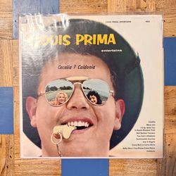 Louis Prima Entertains Vinyl Record