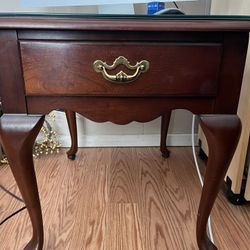 Cherry Wood End Table