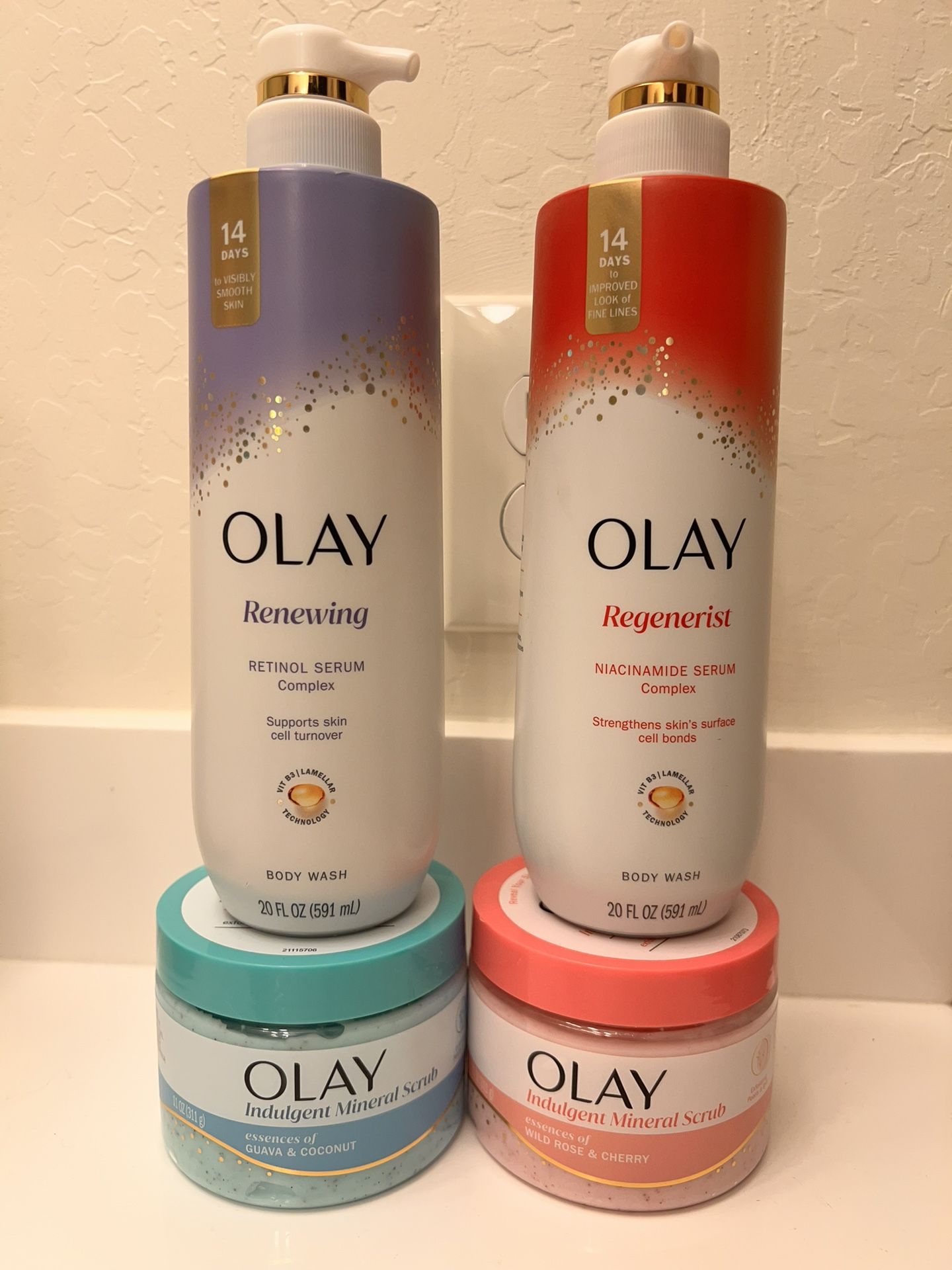 Olay Bodywash & Scrub Bundle For $25