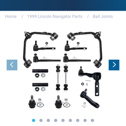 4WD UPPER CONTROL ARMS FRONT SUSPENSION 14PCS