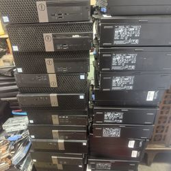 Lot Of 26 Dell Optiplex Desktops SSF Model 7060 I5-8 Gen 8GB RAM DDR4 , No HDD 