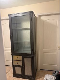 Magnolia Home vintage utility cabinet