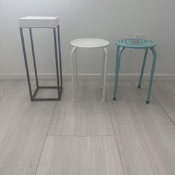 3 Beautiful Tables 