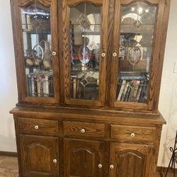 Solid Wood Curio Cabinet