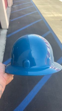 Blue Full Brim Hard Hat