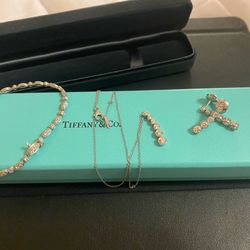 Tiffany & Co. Necklace, Bracelet and Earrings 