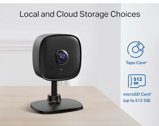Two Tapo1080P Indoor Wired Security Camera