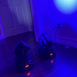 2 Dj Moving Heads Lights 